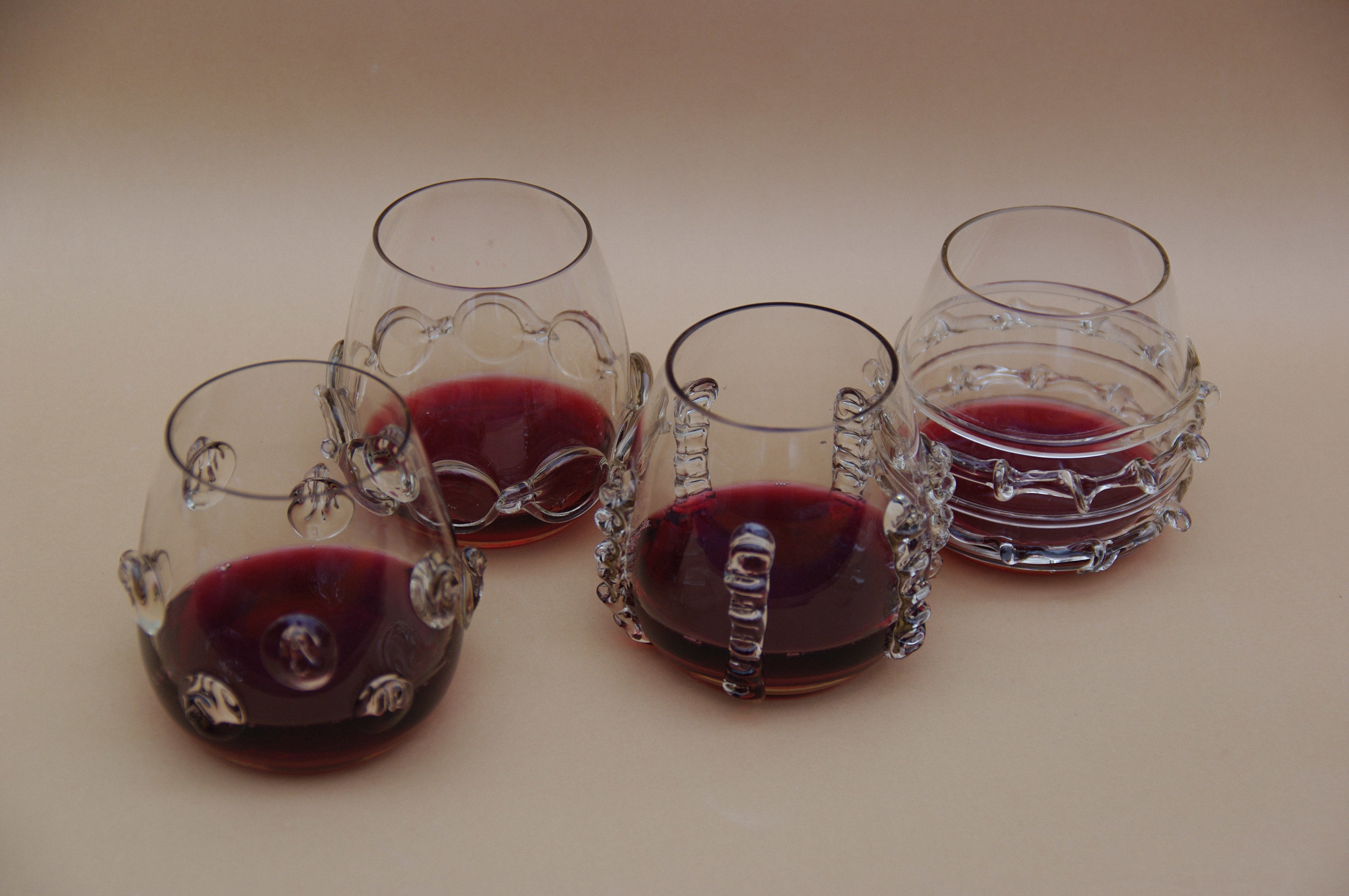 Smoky Crystal Stemless Tumblers, Set of 4 - Image 4