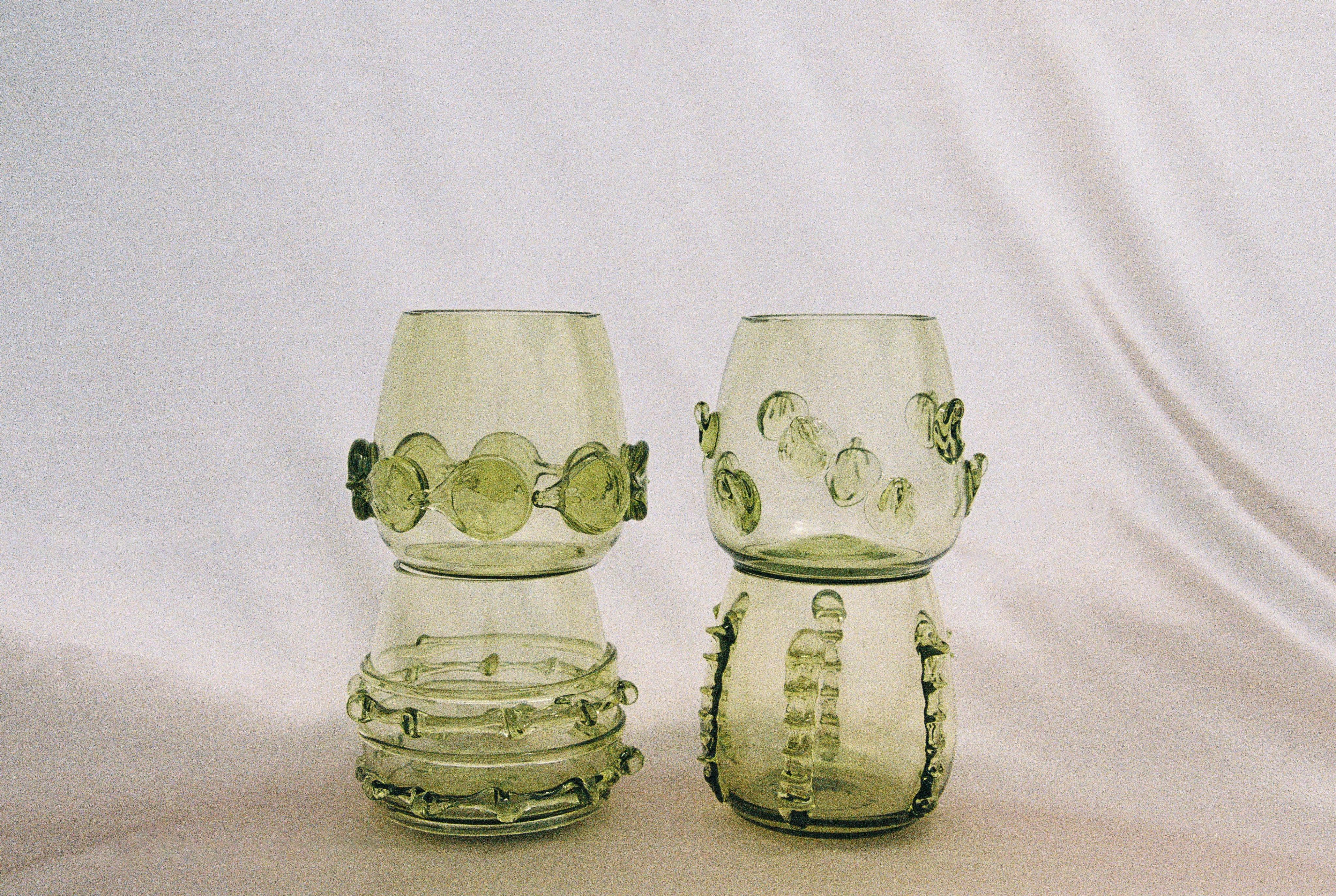 Smoky Crystal Stemless Tumblers, Set of 4 - Image 9