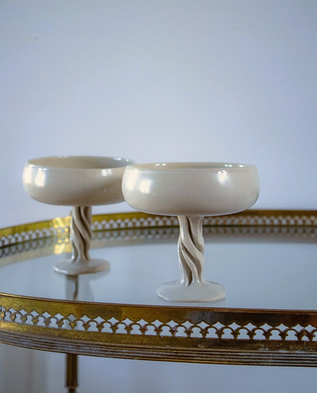 Contemporary Ceramic Champagne Coupe - Image 2