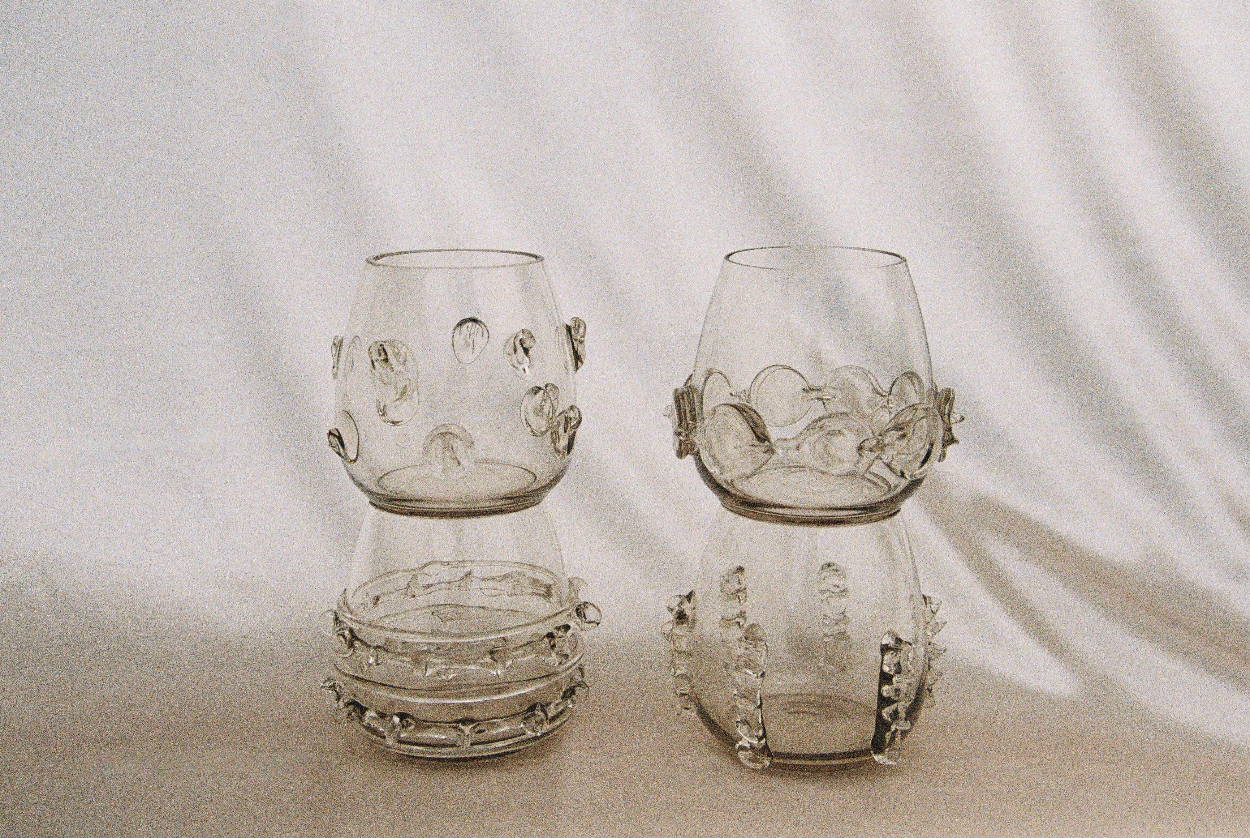 Smoky Crystal Stemless Tumblers, Set of 4 - Image 2
